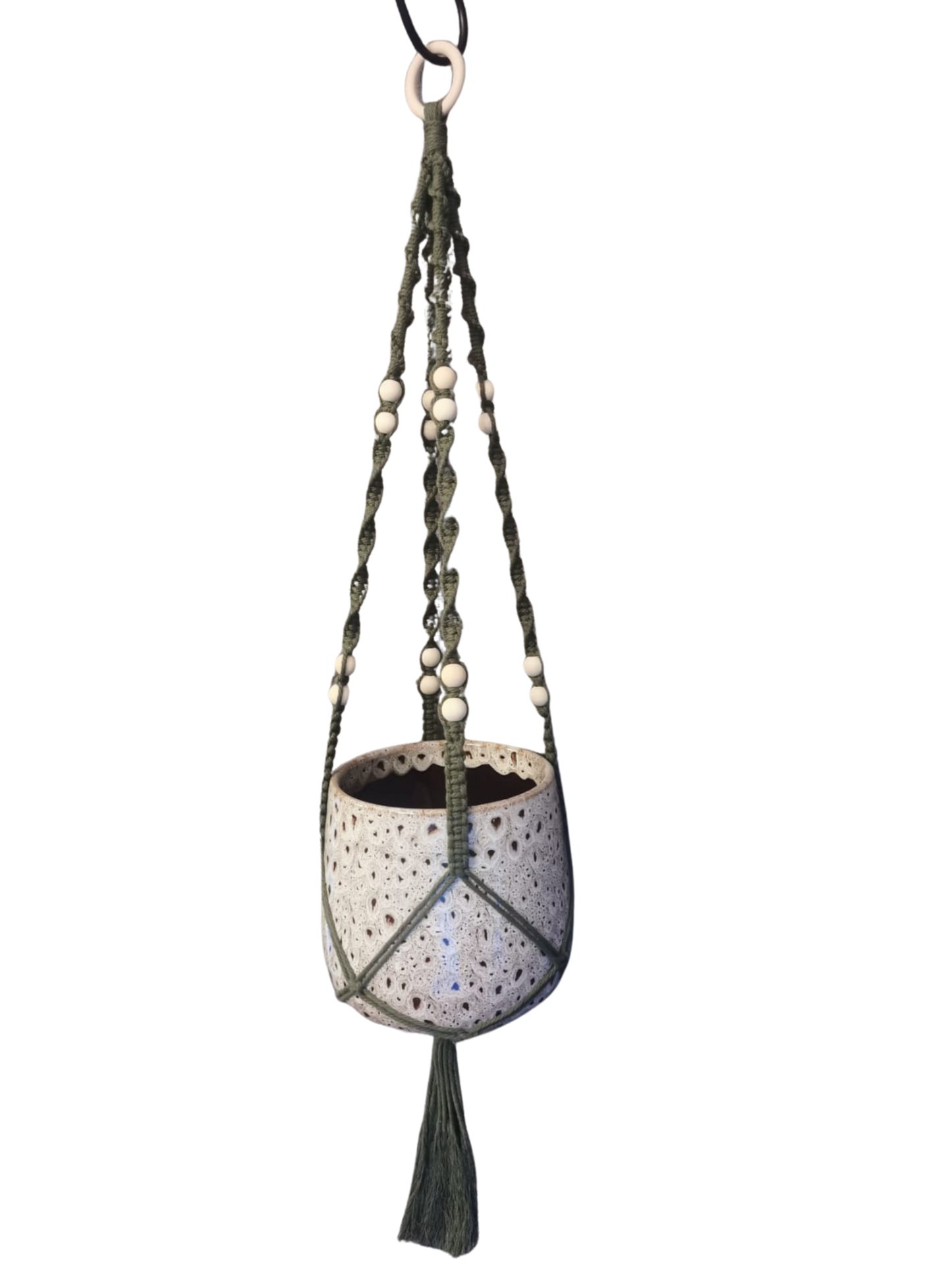 The Moss Twist Macramé Plant Hanger