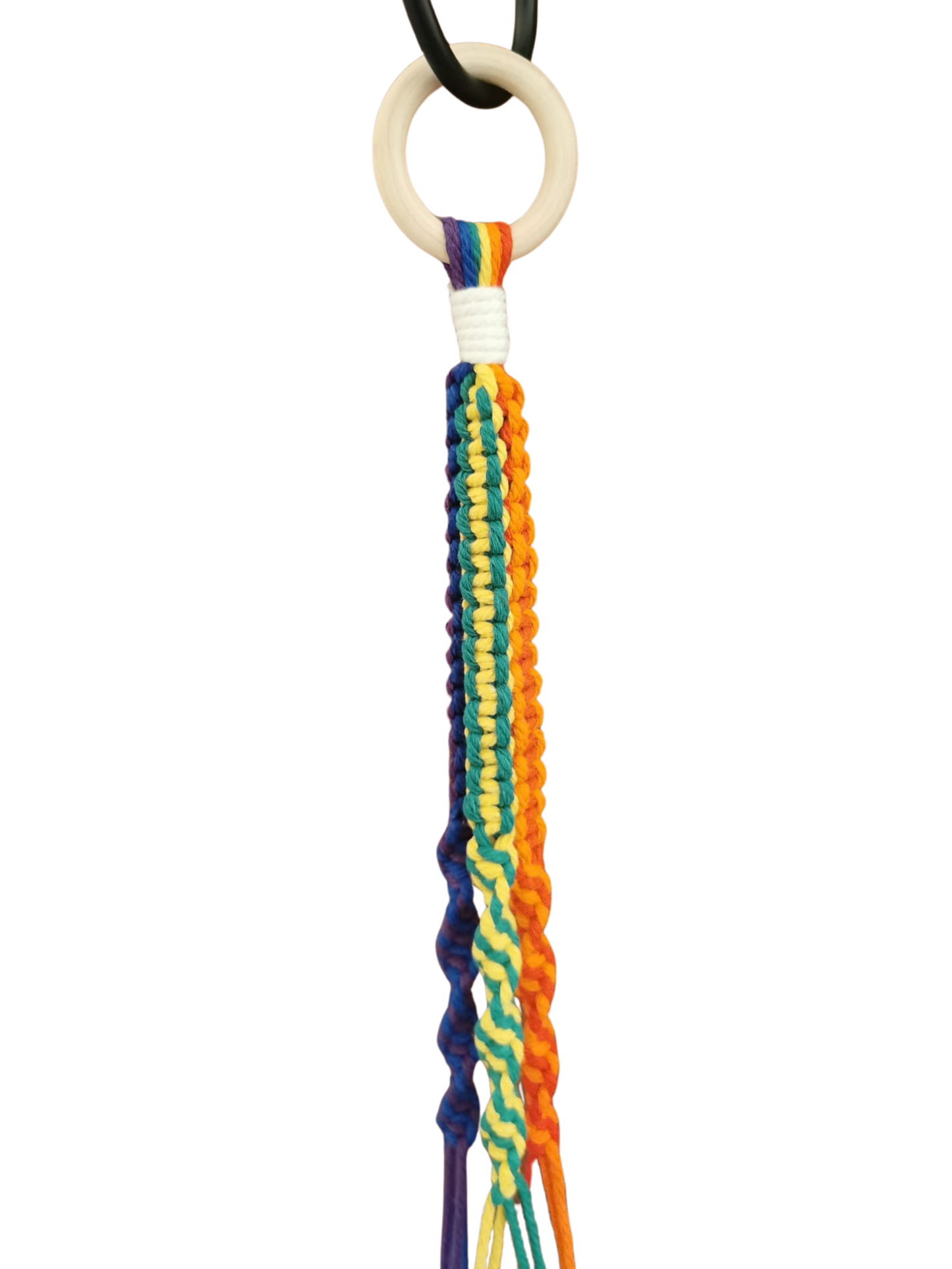 Happy Pride Small Macramé plant hanger
