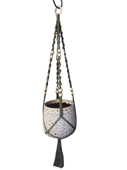 The Moss Twist Macramé Plant Hanger